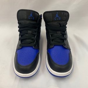 Jordan 1 Mid Black/Royal